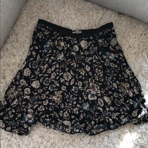 Anthropologie floral skirt size 2